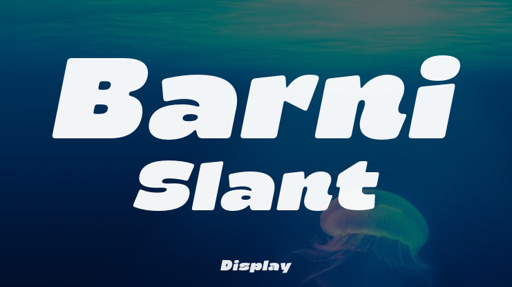 Barni Slant Font Family