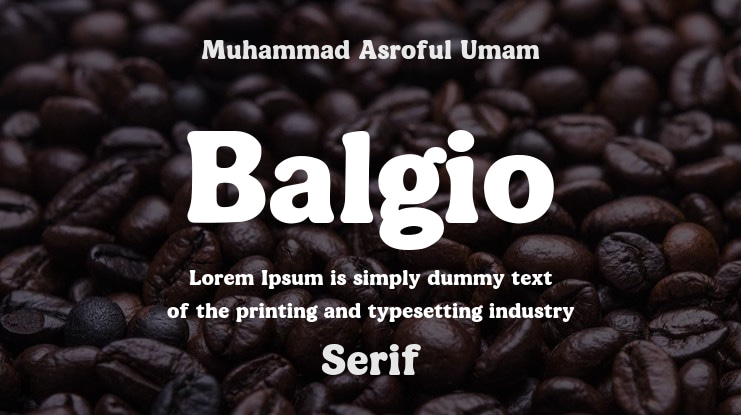 Balgio Font