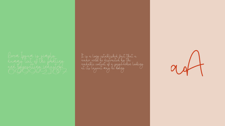 Yesterday Signature Font