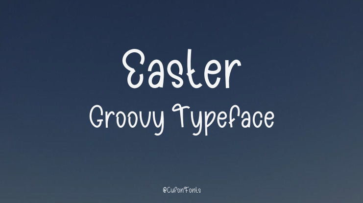 Easter Groovy Font