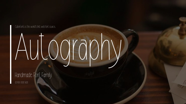 Autography Handmade Font