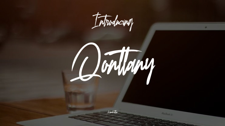 Qonttany Font
