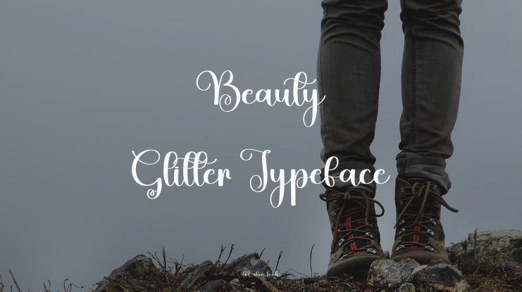 Beauty  Glitter Font