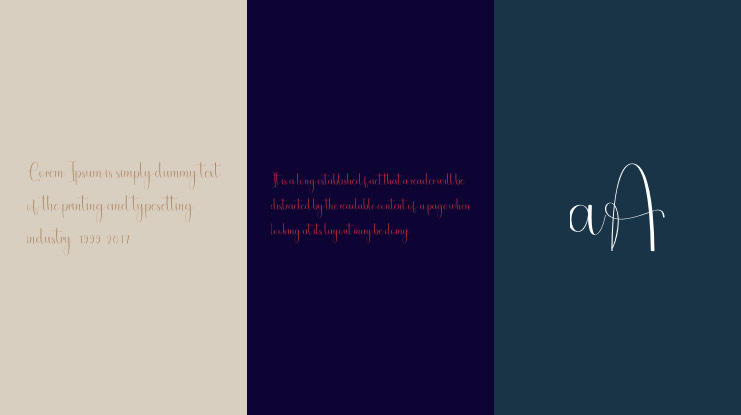 Simple Vacation Font