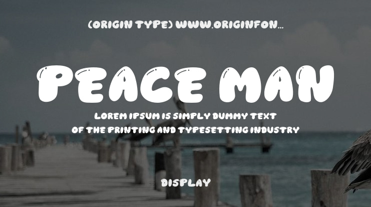 Peace Man Font