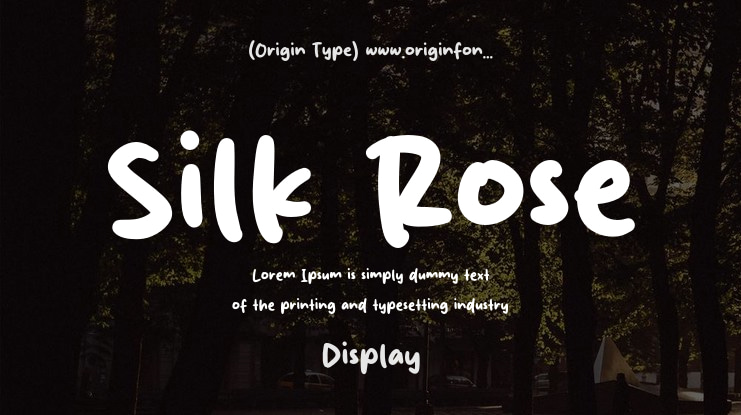 Silk Rose Font