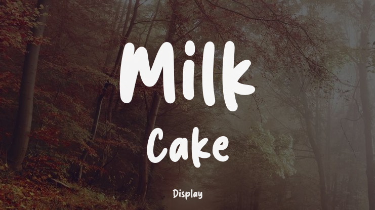 Milk Cake Font
