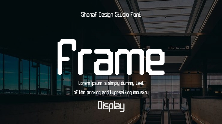 Frame Font Family