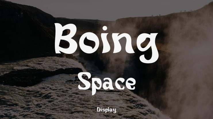 Boing Space Font