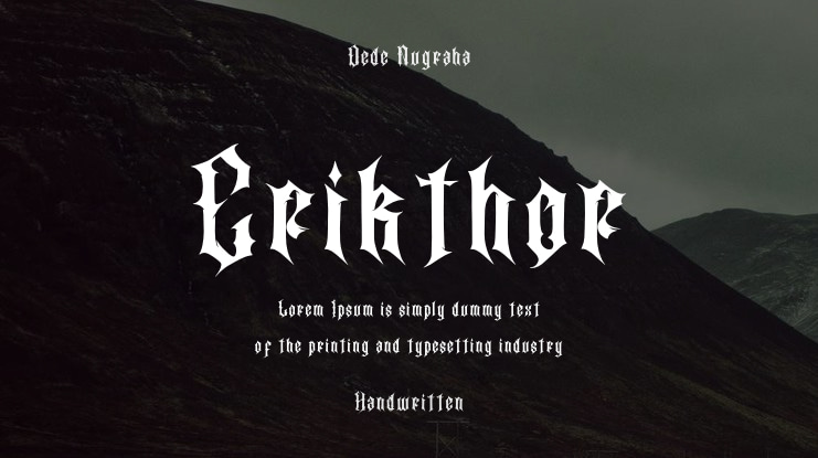 Crikthor Font