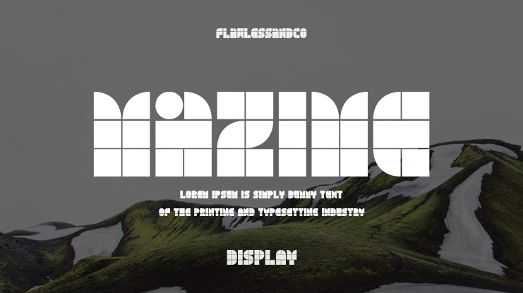 MAZIME Font