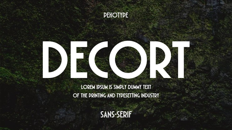Decort Font