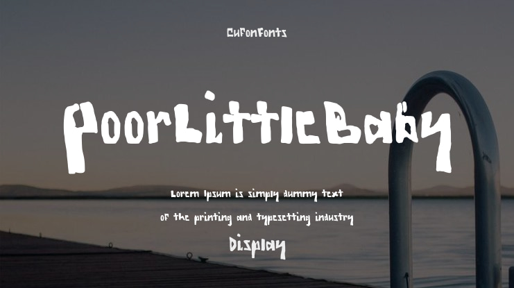 PoorLittleBaby Font