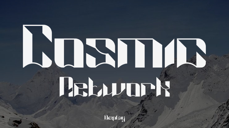 Cosmic Network Font Family