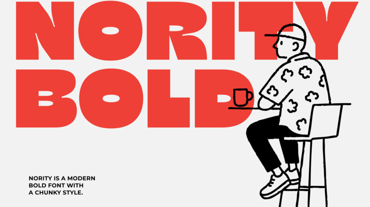 Nority Inktrap bold Font