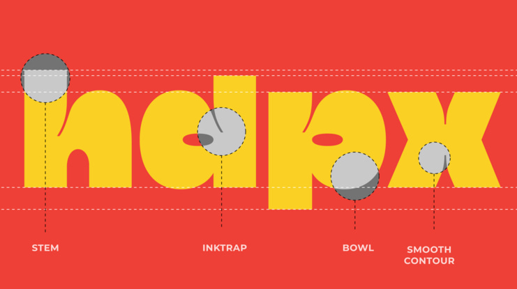 Nority Inktrap bold Font