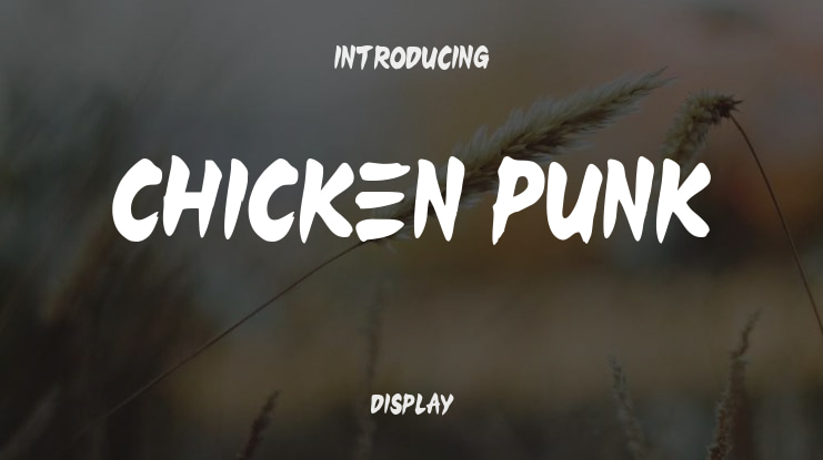 Chicken Punk Font