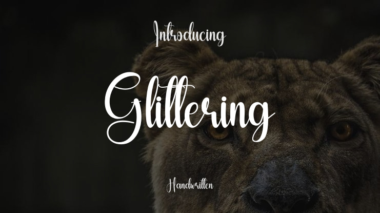 Glittering Font