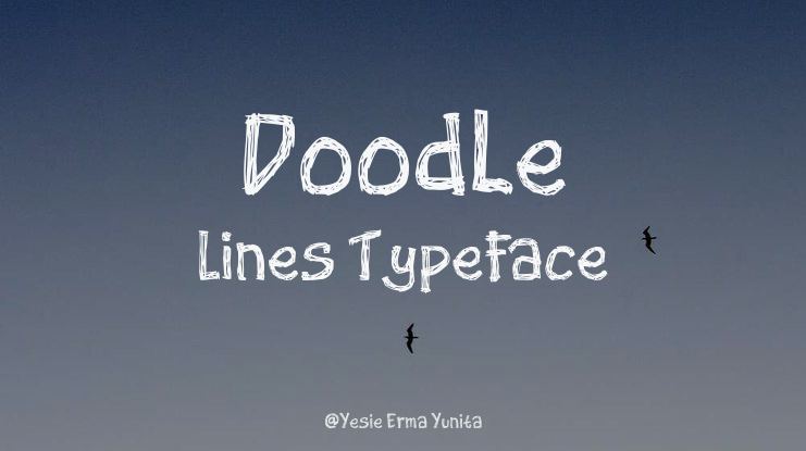 Doodle Lines Font