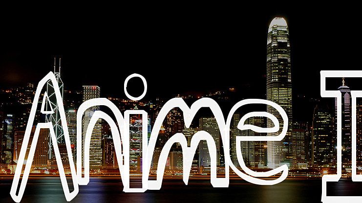 Anime I Font