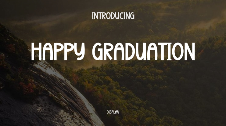 Happy Graduation Font