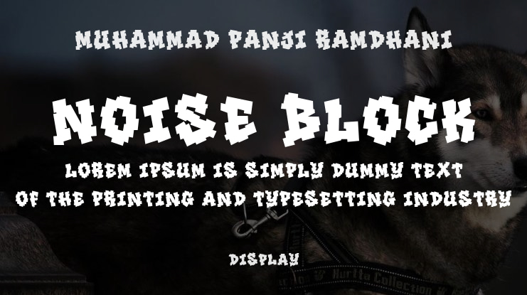 Noise Block Font Family