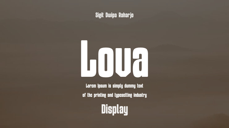 Lova Font