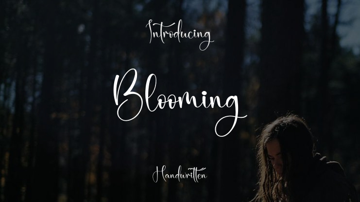 Blooming Font