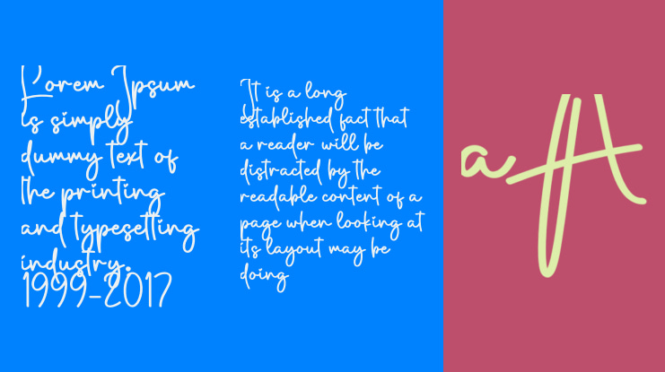 Smooth Signature Font