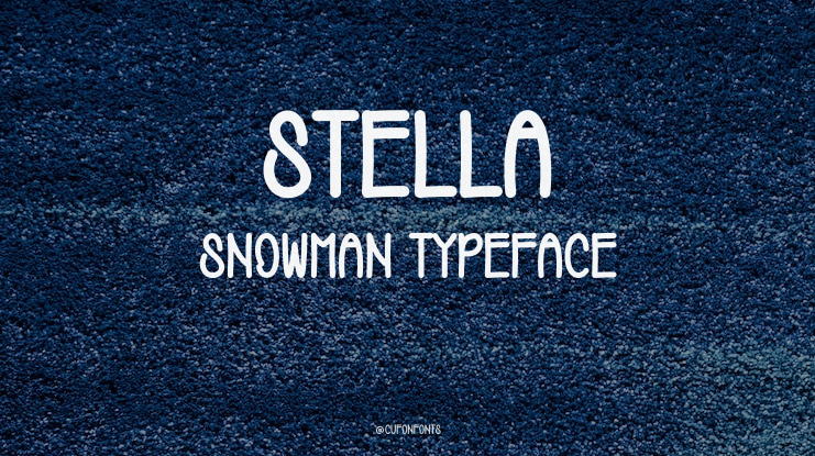 Stella Snowman Font