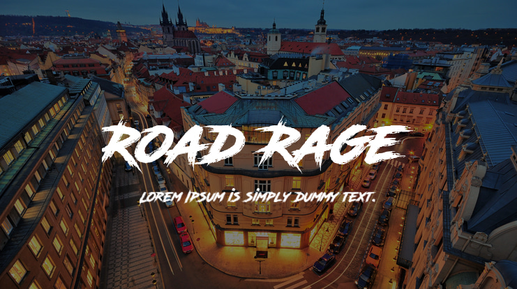 Road Rage Font