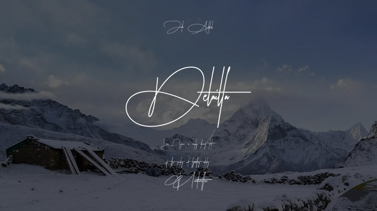 Delailta Font