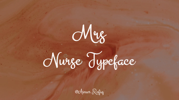 Mrs Nurse Font