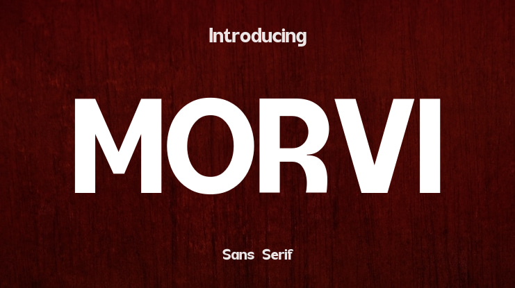 MORVI Font