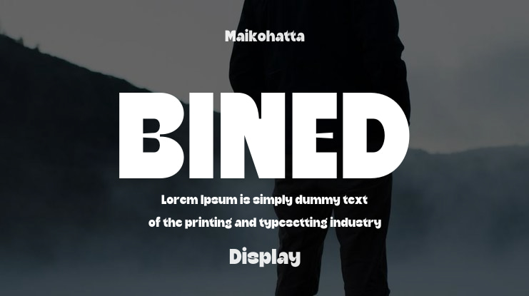 BINED Font
