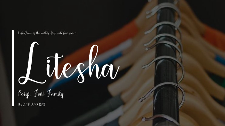 Litesha Script Font