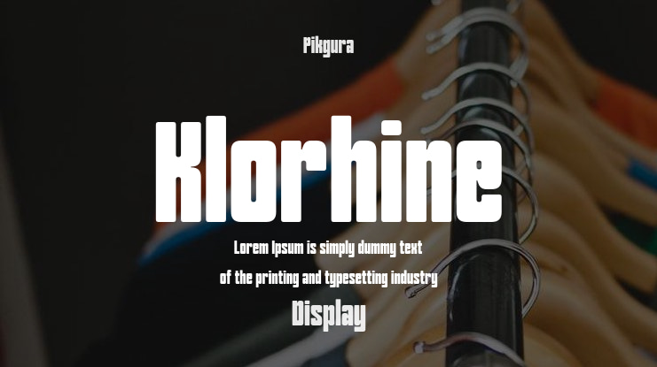 Klorhine Font