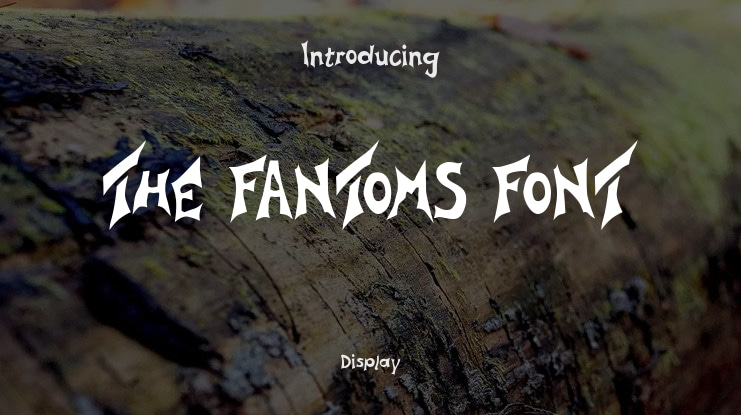 THE FANTOMS FONT