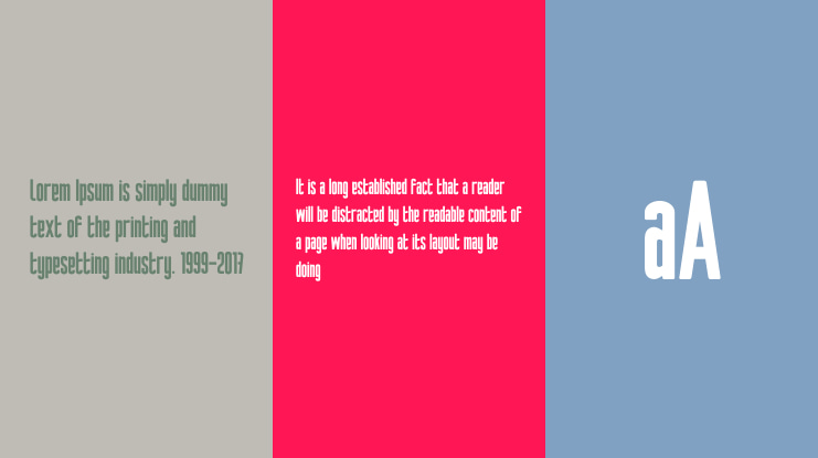 Focused Block Font Family