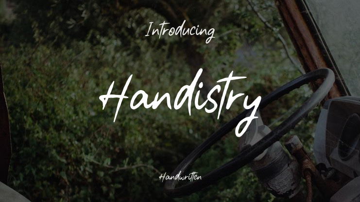 Handistry Font