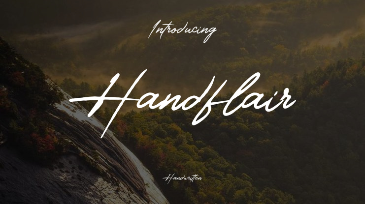Handflair Font