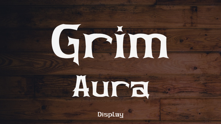 Grim Aura Font