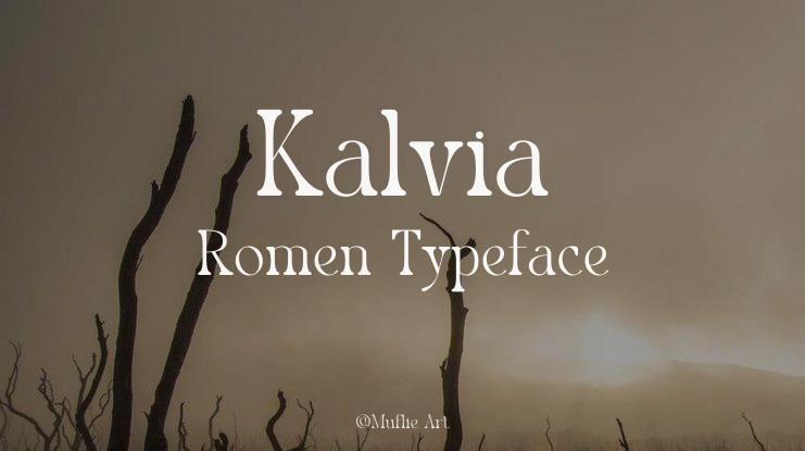 Kalvia Romen Font