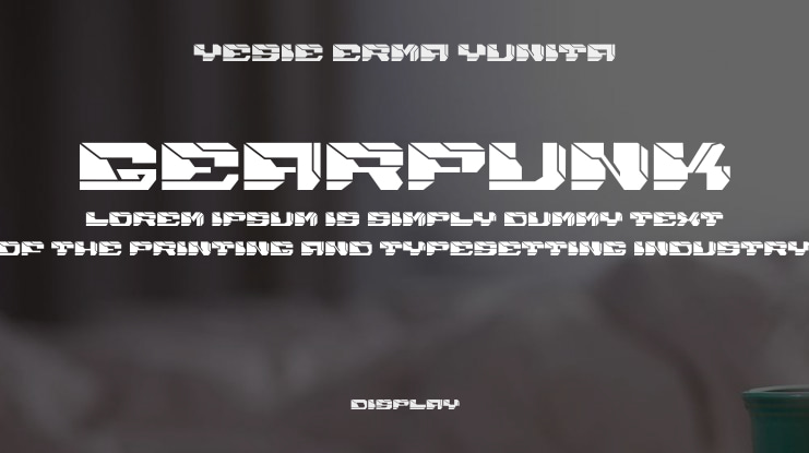 Gearpunk Font