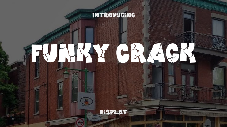 Funky Crack Font