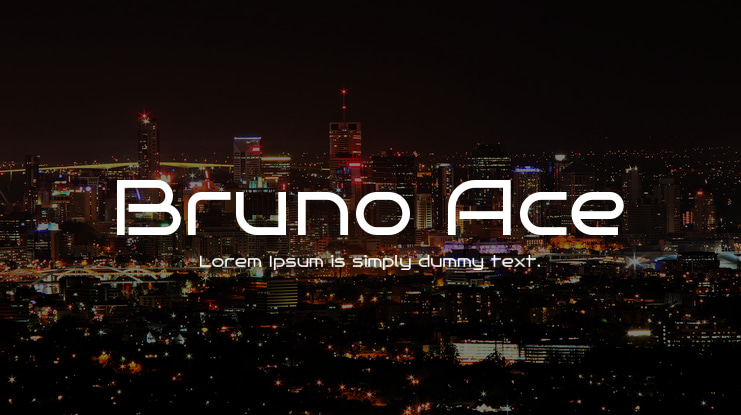 Bruno Ace Font