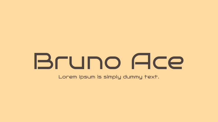 Bruno Ace Font