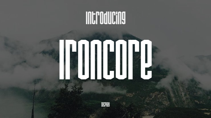 Ironcore Font