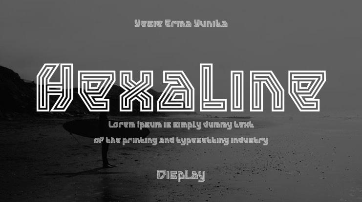 Hexaline Font