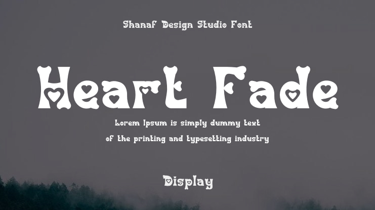 Heart Fade Font